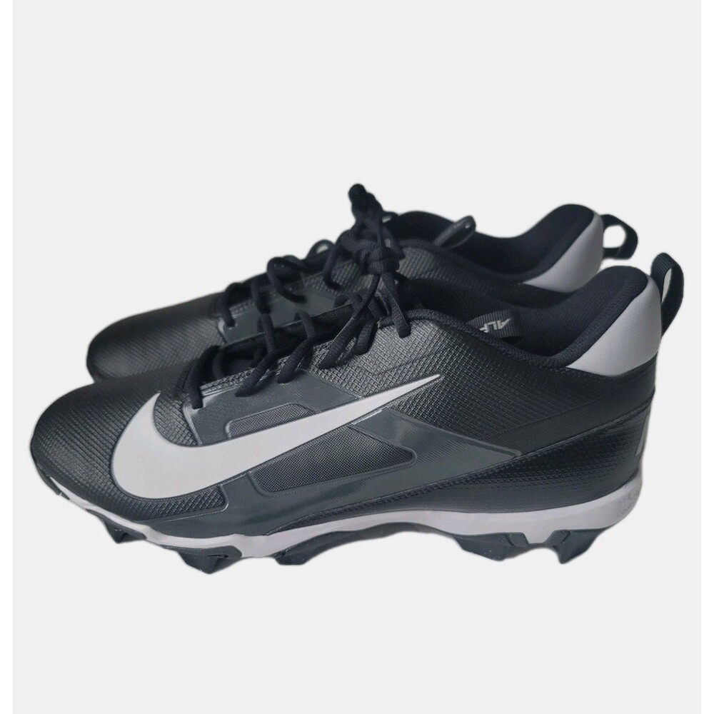 Nike Alpha Menace 4 Shark Wide Black White Cleats FQ3875-001 Mens Size 16